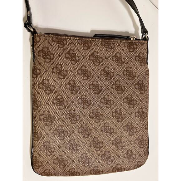 Guess Skya Mini Monogram Crossbody Women's Bag - Picture 5 of 7